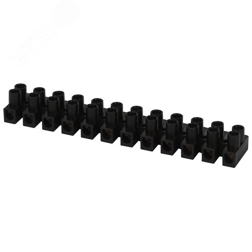 Изображение товара Зажим винтовой изолированный ЗВИ-нг 6А (1.0-6.0 мм2) NO-225-511 12 пар чёрный (шт)