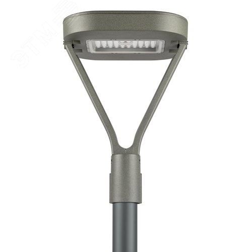 Светильник светодиодный садово-парковый ДСП 50Вт 3000K 6000Лм IP65 КСС Д серый SPP-505-0-30K-050 - фото 3