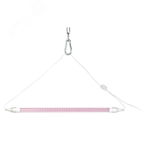 Светильник для растений, фитолампа светодиодная линейная FITO-9W-Rb-Т8+FITO-Holder IP65 2хG13 с выключателем, 1.5м - фото 8