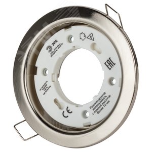 Светильник встраиваемый KL35 SN-10 под лампу Gx53 220V 13W сатин никель (10/100/2100) - фото 2