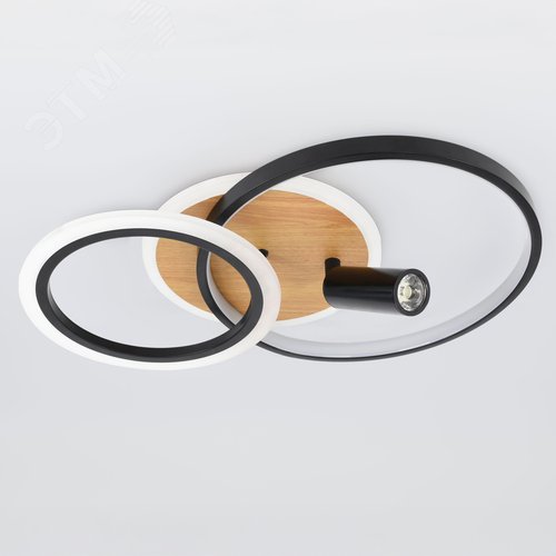 Светильник светодиодный потолочный ДПБ-85Вт 2700Лм Модерн Rondo CLL-1-85-RC BK - фото 5