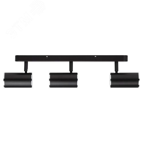 Светильник настенно-потолочный спот OL35-3 BK MR16 GU10 IP20 черный хром - фото 5