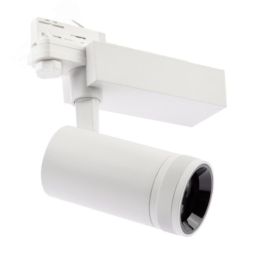 Светильник трековый трёхфазный STR-30-99-40K-W20 регулируемый луч 4000K белый - фото 2