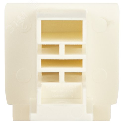Коннектор для трехфазного шинопровода STR-30-W-CN-C типа C заглушка белый - фото 5
