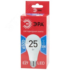 Лампа светодиодная LED 25 Вт 2000Лм 6500К груша холодный E27 220-240В LED A65-25W-865-E27 Red Line - фото 2