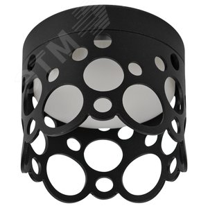 Светильник встраиваемый под лампу GX53 DK115 SBK черный матовый - фото 1