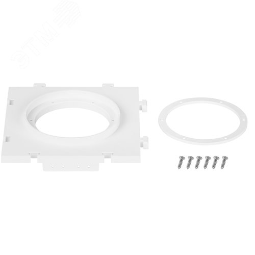 Закладная платформа для светильников встраиваемых D90мм белая KL114 WH - фото 6