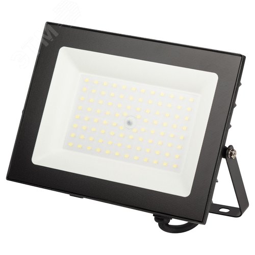 Прожектор светодиодный ДО-70 Вт 6500К 7000 Лм IP65 черный 70w холодный 190-265В LPR-062-0-65K-070 - фото 1