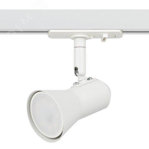 Светильник трековый однофазный TR37-GU10 WH под лампу MR16 белый - фото 2