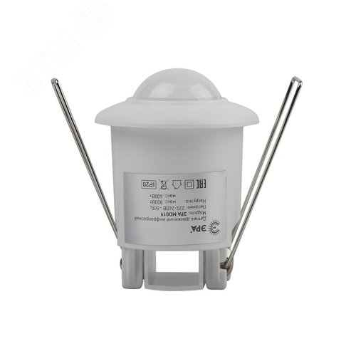 Датчик движения белый, мощность 1200 Вт, 360 градусов, 6М,IP20 MD 019 - фото 5