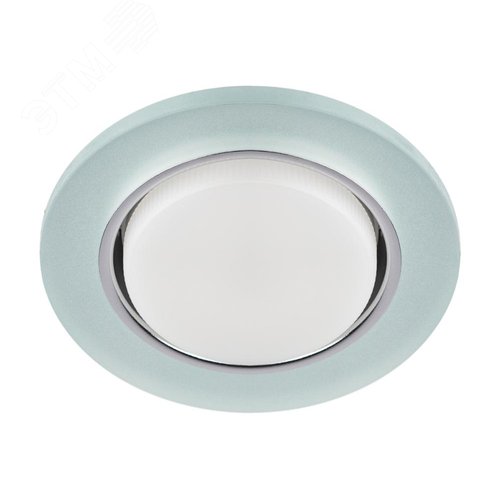 Светильник встраиваемый со светодиодной подсветкой DK LD51 FR GX53 белый матовый - фото 5