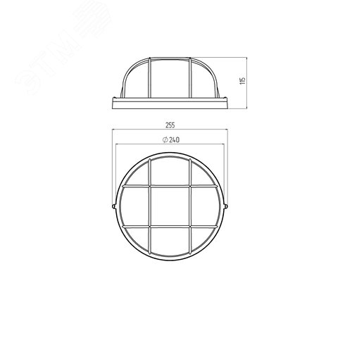 Светильник под лампу с цоколем Е27 НБП 03-100-002 - фото 11