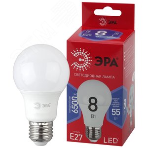 Лампа светодиодная LED A60-8W-865-E27 R (диод, груша, 8Вт, хол, E27)