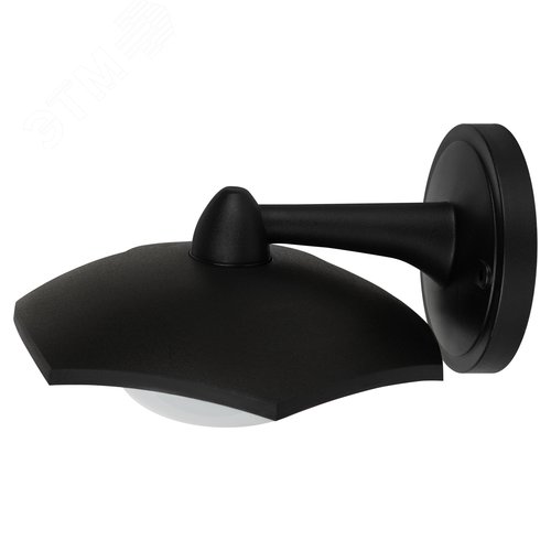 Изображение товара Светильник светодиодный ДБУ 8Вт 3000K IP44 07-8-007 Дели 5 черный 6 гранный (шт)