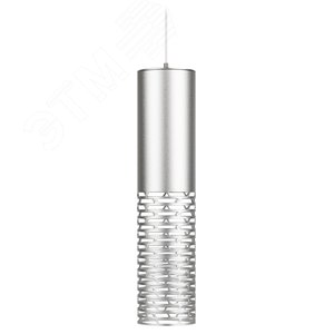 Светильник подвесной потолочный PL34 SL MR16 GU10 цилиндр серебро - фото 4