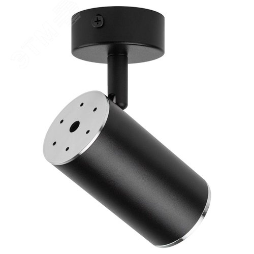 Светильник настенно-потолочный спот OL35 BK MR16 GU10 IP20 черный, хром - фото 4