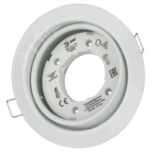 Светильник встраиваемый KL35 А WH /1 под лампу Gx53 поворотный 220V 13W белый (80/960) - фото 5