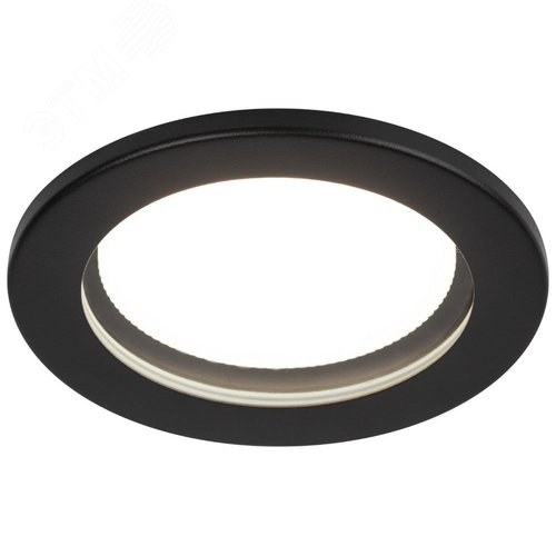 Светильник встраиваемый влагозащищенный KL95 SBK GX53 IP44 черный - фото 3