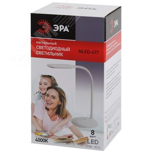 Светильник светодиодный настольный NLED-477-8W-W белый - фото 2