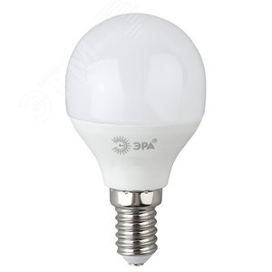 Лампа светодиодная Е14 8 Вт шар нейтральный белый свет RED LINE LED P45-8W-840-E14 R E14 / ЭРА