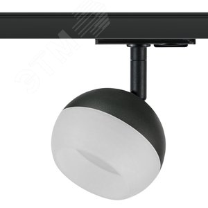 Светильник трековый TR46 - GX53 BK однофазный под лампу GX53 черный под лампу GX53, лампа в комплект не входит