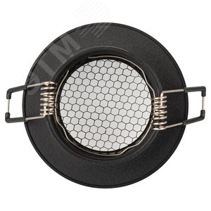 Светильник встраиваемый алюминиевый под лампу MR16 /GU5.3 KL109 BK черный матовый - фото 4