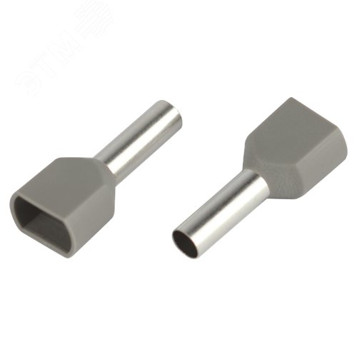 Изображение товара Наконечник-гильза с изолированным фланцем (упаковка 10 шт.) NO-225-16 (двойной) НШвИ(2) 4,0-12 (уп)