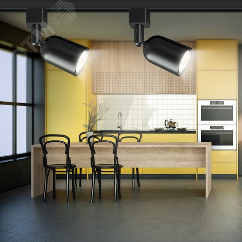 Светильник трековый однофазный TR41-GU10 BK MR16 черный под лампу - фото 10