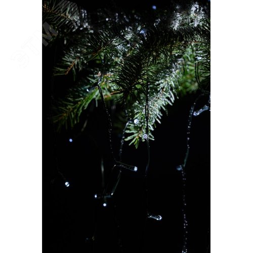 Гирлянда садовая ERASF22-29 Бахрома на солнечной батарее холодный свет 3.8х0.5 м - фото 12