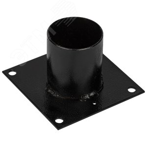 Опора металлическая ОМ-0,06 для светильников НТУ (шары) черная h60мм d60мм Б0059929 ЭРА - 3