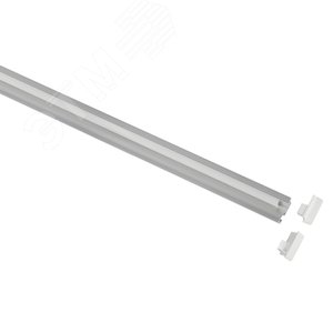 Комплект с врезным анодированным профилем 2309 23,5х9мм 2м - фото 1