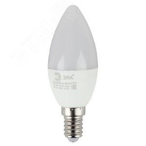 Лампа светодиодная LED 6 Вт 480Лм 4000К свеча нейтральный E14 220-240В LED B35-6W-840-E14 Red Line - фото 3