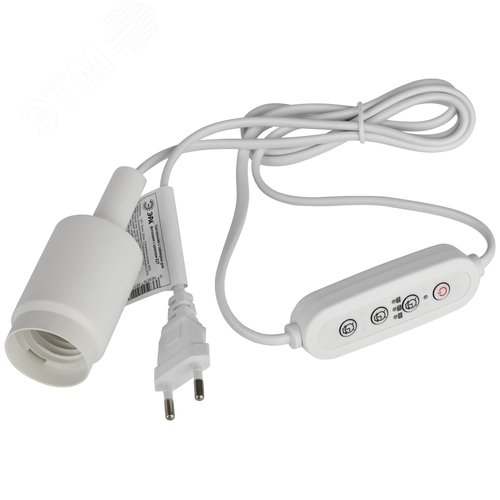 Светильник для растений FITO-Time Holder E27 3 м с проводом и таймером для фитоламп с цоколем Е27 - фото 3