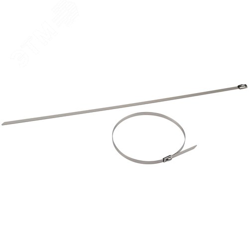 Изображение товара Стяжка кабельная (хомут) стальная AISI 304 NO-225-235 4.6 x 200 мм 50 шт (упак)