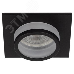 Светильник встраиваемый алюминиевый KL88 BK MR16/GU5.3 черный - фото 4