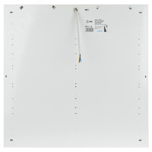 Светильник светодиодный SPO-910-3-40K-045 595x595x40 45Вт 4725Лм 4000К матовый С ПРОВОДОМ (2/48) - фото 4