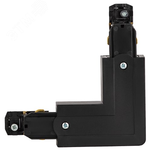 Коннектор для трехфазного шинопровода STR-30-B-CN-LE LE угловой наружный черный - фото 3