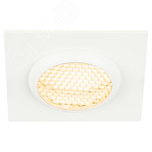 Светильник встраиваемый алюминиевый под лампу MR16 /GU5.3 KL110 WH белый матовый - фото 1