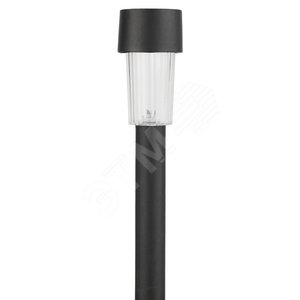 Садовый светильник на солнечной батарее, пластик, черный, 30 см SL-PL30