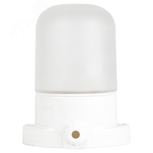 Светильник для бани керамика/стекло прямой IP54 E27 max 60Вт 135х110х85 белый НББ 02-60-001 - фото 4