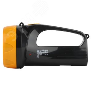 Фонарь светодиодный прожекторный аккумуляторный 2 режима со встроенной зарядкой TSP10 Трофи - фото 3