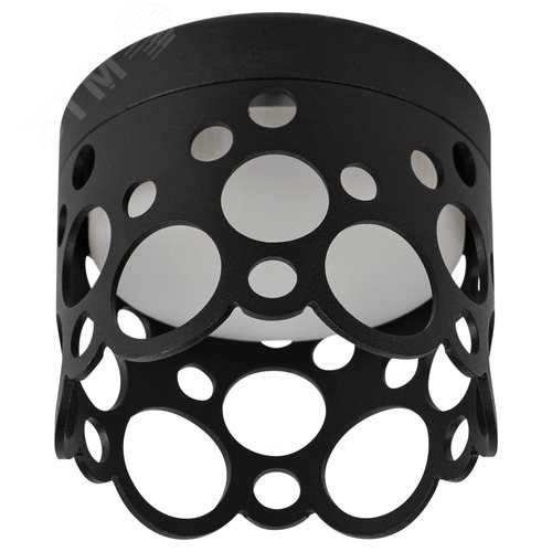 Светильник встраиваемый под лампу GX53 DK115 SBK черный матовый - фото 2