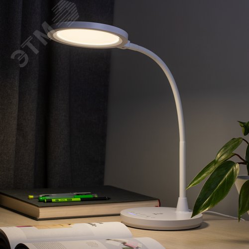 Светильник настольный светодиодный белый NLED-519-17W-W - фото 14