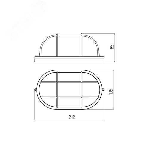 Светильник под лампу с цоколем Е27 НБП 04-60-002 - фото 6