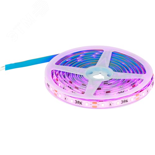 Лента светодиодная для растений с адаптером 12V FITO-Strip Light-RB-45W-5m-12V-IP65 красно-синего спектра 5м IP65 GREEN LINE - фото 3