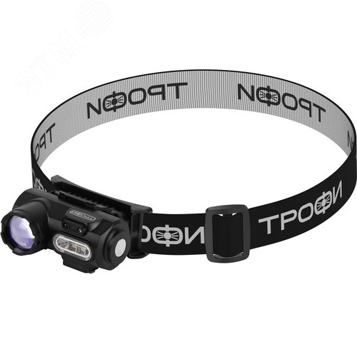 Фонарь налобный светодиодный Трофи GA-103 аккумуляторный 3 Bт сенсорное управление магнит клипса 6 режимов - фото 2