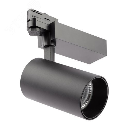 Светильник трековый трёхфазный SТR-30-36-30K-B40 узкий луч 3000K черный - фото 2