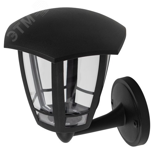 Светильник светодиодный ДБУ 8Вт 3000K IP44 07-8-005 Дели 1 черный 6 гранный - фото 2