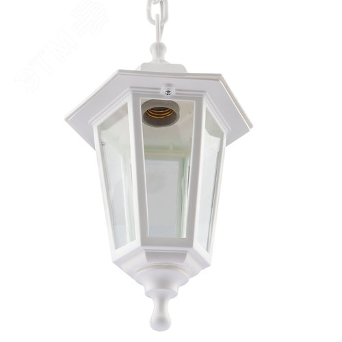 Светильник подвесной НСУ 06-60-001 шестигранный белый IP44 Е27 max60Вт - фото 2