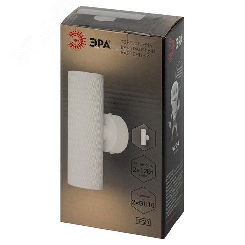 Подсветка декоративная WL46 WH MR16 GU10 12Вт белый IP20 для интерьера стен фасадов зданий - фото 7